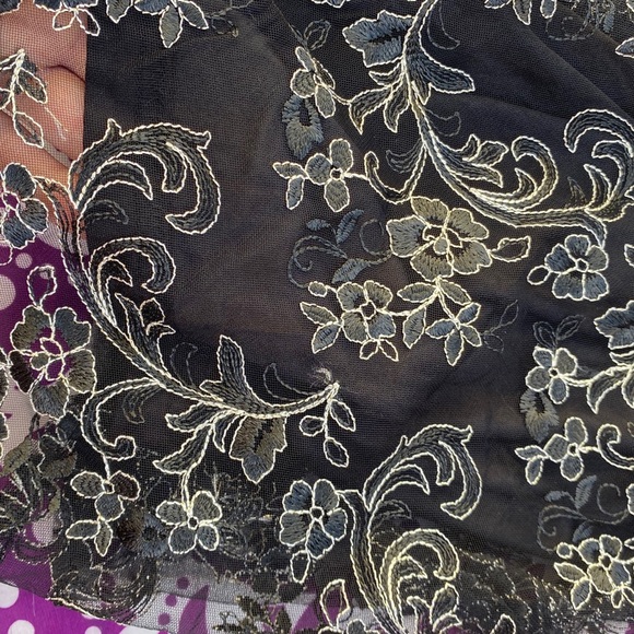 NWT Lulus Enraptured Embroidered Long Sleeve Dress - Picture 3 of 9